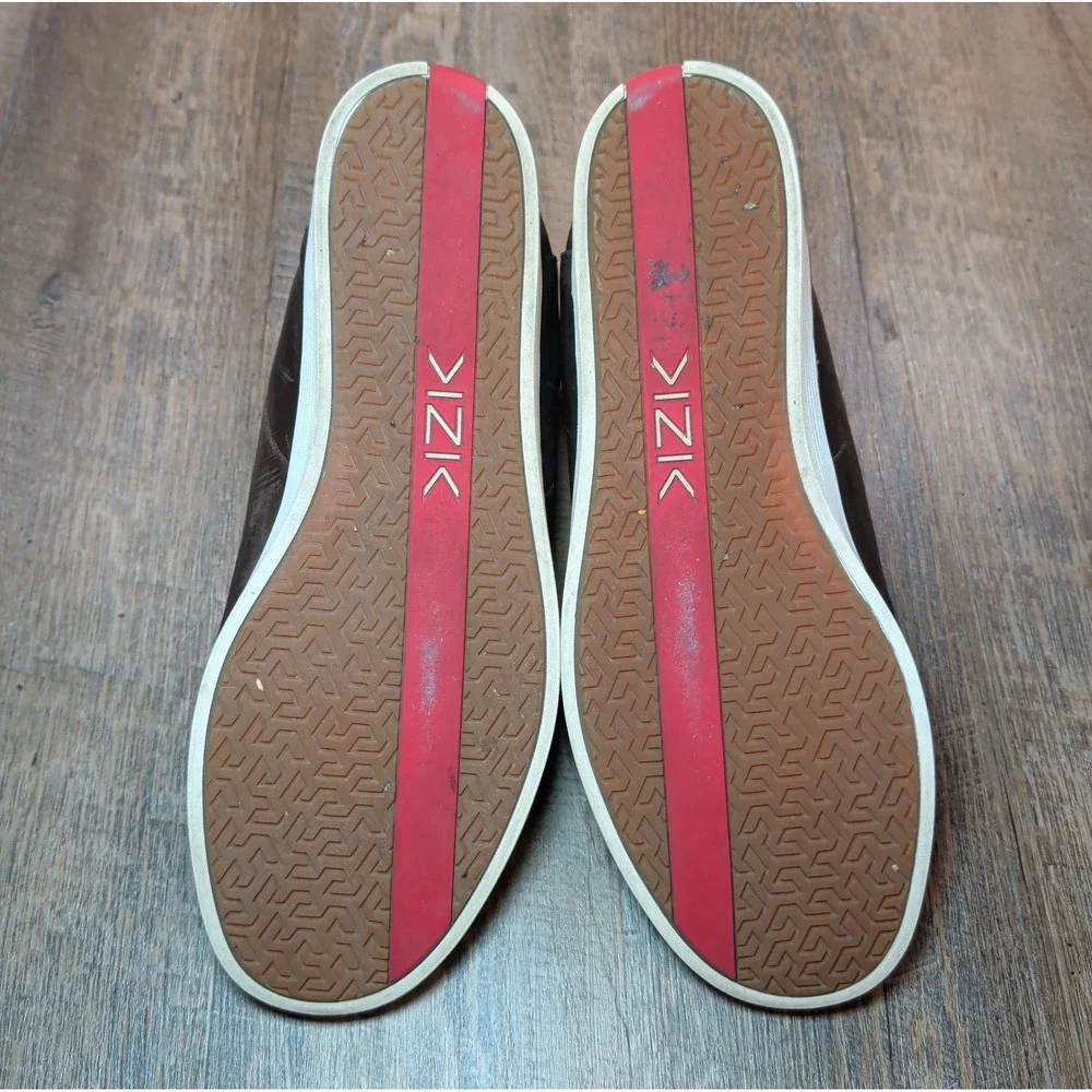 Kizik KZK Mens Size 13 M Hands Free New York Slip On Leather Brown Casual Shoes